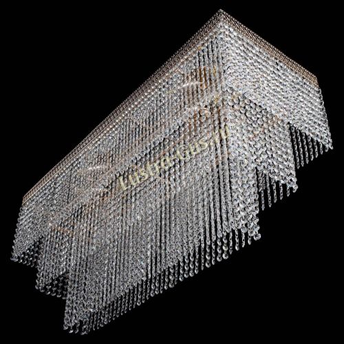 Люстра Прямоугольник Венеция №8 в Магнитогорске Гусь Хрустальный