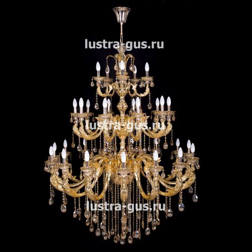Люстра Венера золото № 30 в Магнитогорске Гусь Хрустальный