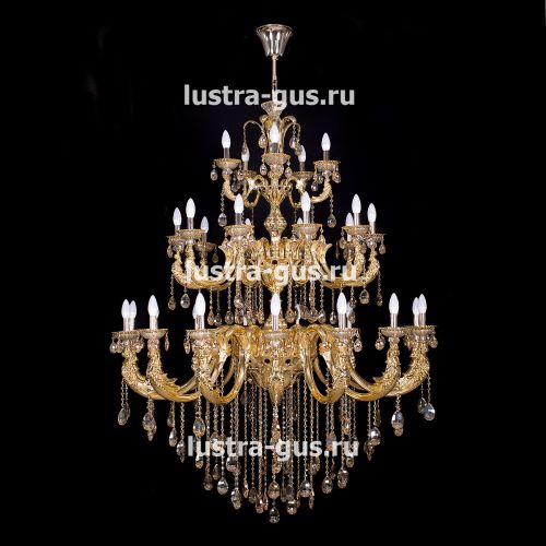 Люстра Венера золото № 30 в Магнитогорске Гусь Хрустальный