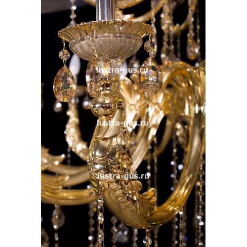 Люстра Венера золото № 30 в Магнитогорске Гусь Хрустальный