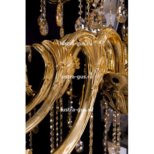 Люстра Венера золото № 30 в Магнитогорске Гусь Хрустальный