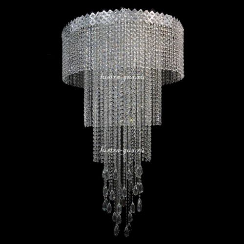 Люстра Сластёна с нарядом Капель 4 в Магнитогорске Гусь Хрустальный