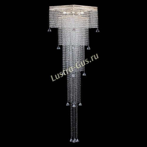 Люстра Венеция Квадрат пирамида с конусами в Магнитогорске Гусь Хрустальный