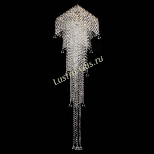 Люстра Венеция Квадрат пирамида с конусами в Магнитогорске Гусь Хрустальный
