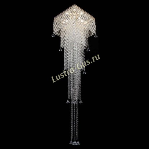 Люстра Венеция Квадрат пирамида с конусами в Магнитогорске Гусь Хрустальный