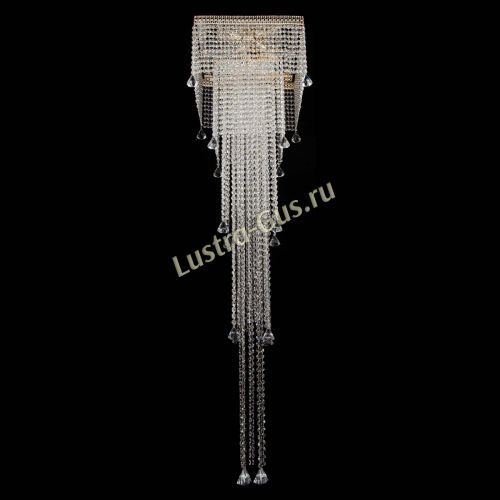 Люстра Венеция Квадрат пирамида с конусами в Магнитогорске Гусь Хрустальный