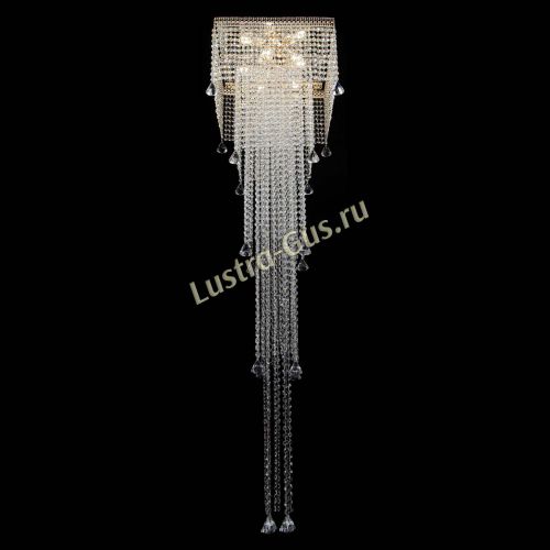 Люстра Венеция Квадрат пирамида с конусами в Магнитогорске Гусь Хрустальный