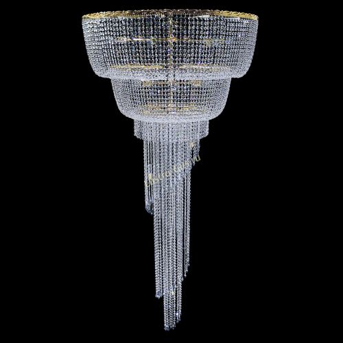 Люстра Винтаж Каскад №16 в Магнитогорске Гусь Хрустальный