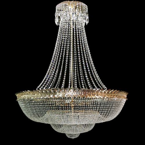 Люстра Водопад Каскад в Магнитогорске Гусь Хрустальный