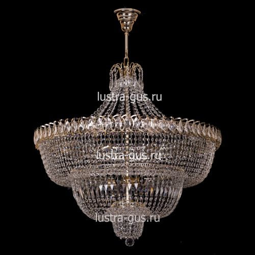Люстра Водопад большой с подвесом в Магнитогорске Гусь Хрустальный