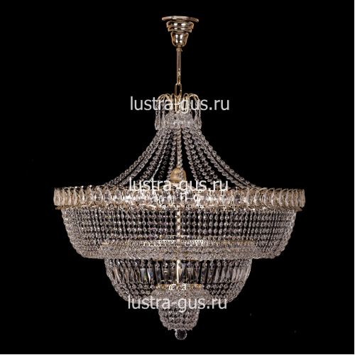 Люстра Водопад большой с подвесом в Магнитогорске Гусь Хрустальный