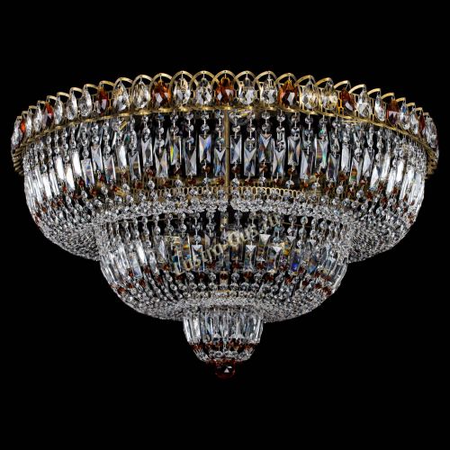 Люстра Водопад Обтикон №15 под бронзу чайная в Магнитогорске Гусь Хрустальный