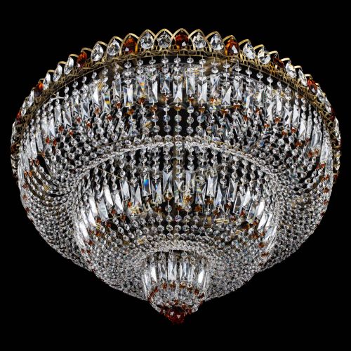 Люстра Водопад Обтикон №15 под бронзу чайная в Магнитогорске Гусь Хрустальный