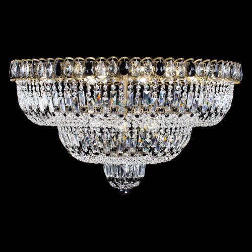 Люстра Водопад Обтикон №15 под бронзу черная в Магнитогорске Гусь Хрустальный