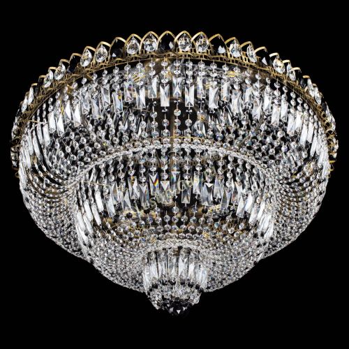 Люстра Водопад Обтикон №15 под бронзу черная в Магнитогорске Гусь Хрустальный