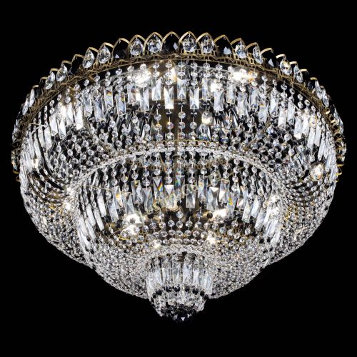 Люстра Водопад Обтикон №15 под бронзу черная в Магнитогорске Гусь Хрустальный