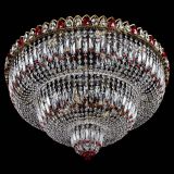 Люстра Водопад Обтикон №15 под бронзу красная в Магнитогорске
