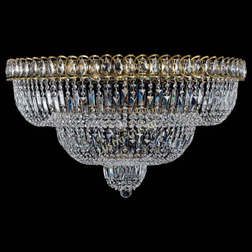 Люстра Водопад Обтикон №15 под бронзу в Магнитогорске Гусь Хрустальный