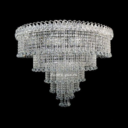 Люстра Водопад с нарядом Каскад в Магнитогорске Гусь Хрустальный