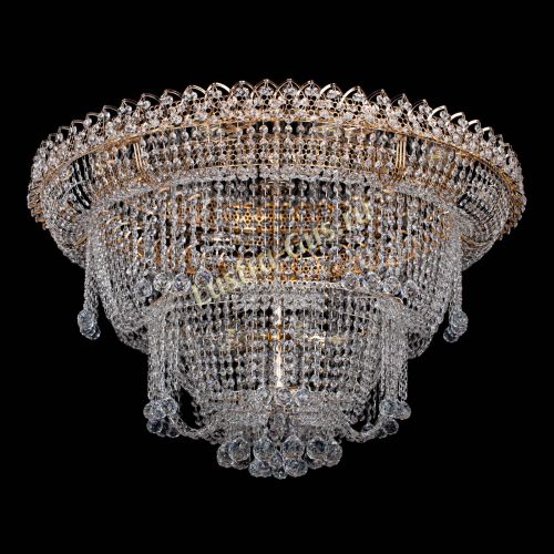 Люстра Водопад Софья большая в Магнитогорске Гусь Хрустальный