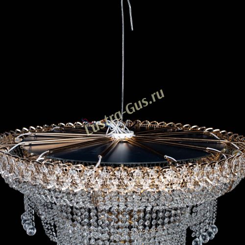 Люстра Водопад Софья большая в Магнитогорске Гусь Хрустальный
