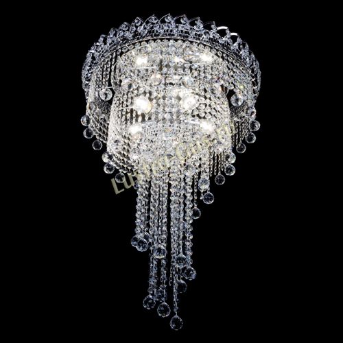 Люстра Водопад Винтаж 5 ламп в Магнитогорске Гусь Хрустальный