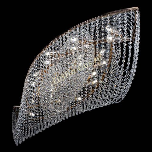 Люстра Хрустальная Волна №14 в Магнитогорске Гусь Хрустальный