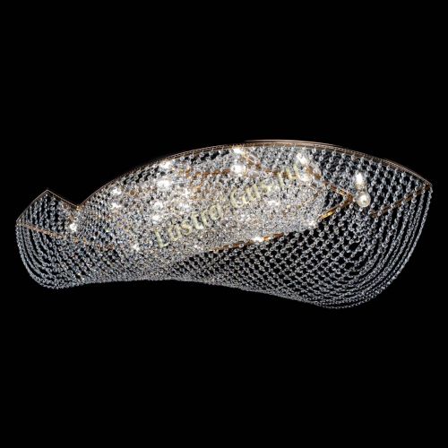 Люстра Хрустальная Волна №14 в Магнитогорске Гусь Хрустальный