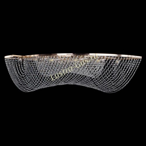 Люстра Хрустальная Волна №14 в Магнитогорске Гусь Хрустальный