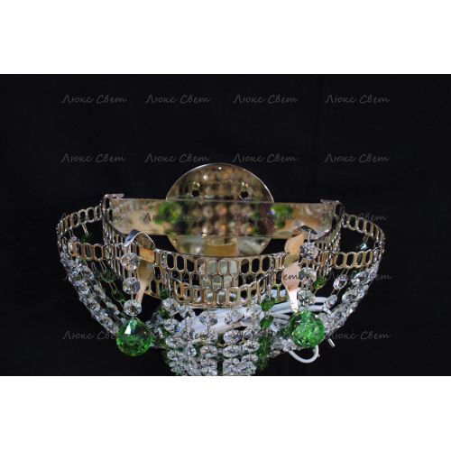 Бра Ромашка Тюльпан зеленая № 2 в Магнитогорске Гусь Хрустальный