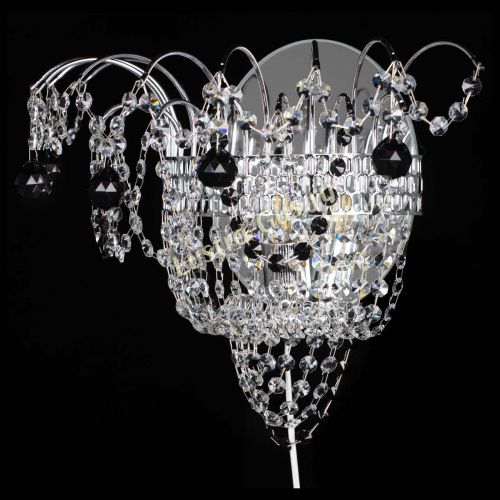 Бра Агата №3 черная в Магнитогорске Гусь Хрустальный