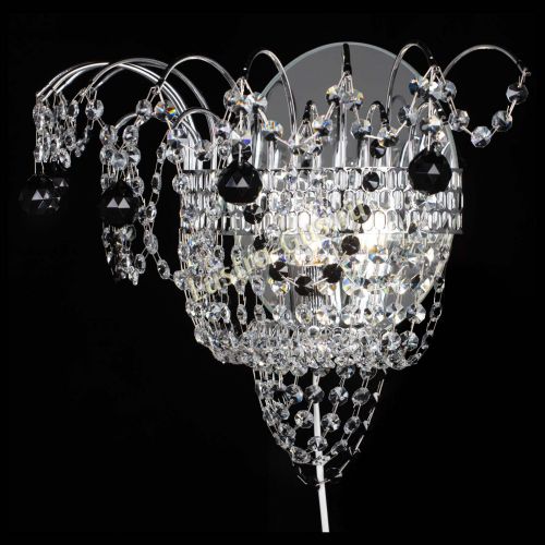 Бра Агата №3 черная в Магнитогорске Гусь Хрустальный