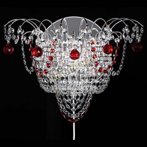 Бра Агата №3 красная в Магнитогорске Гусь Хрустальный