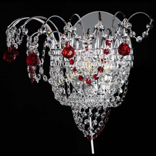 Бра Агата №3 красная в Магнитогорске Гусь Хрустальный