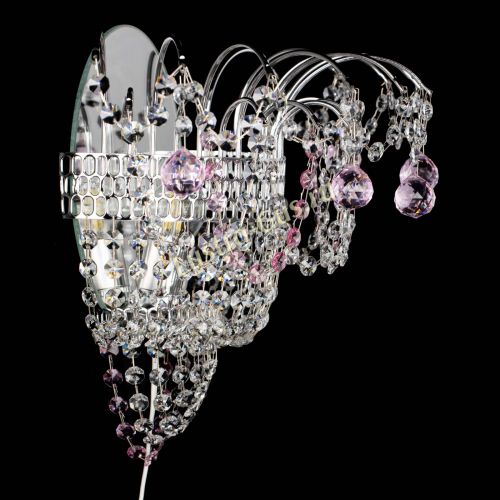 Бра Агата №3 розовая в Магнитогорске Гусь Хрустальный