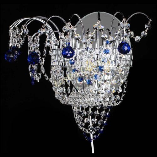 Бра Агата №3 синяя в Магнитогорске Гусь Хрустальный