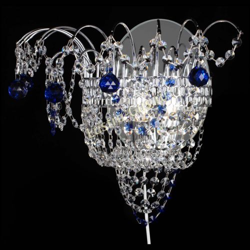 Бра Агата №3 синяя в Магнитогорске Гусь Хрустальный