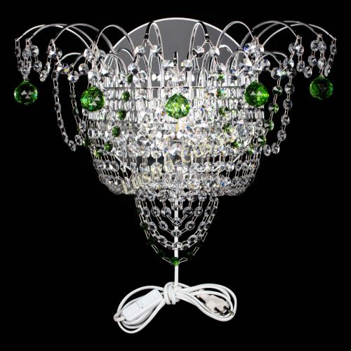 Бра Агата №3 зеленая в Магнитогорске Гусь Хрустальный