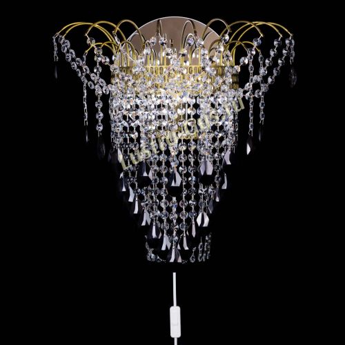 Бра Агата №4 под бронзу Черная в Магнитогорске Гусь Хрустальный