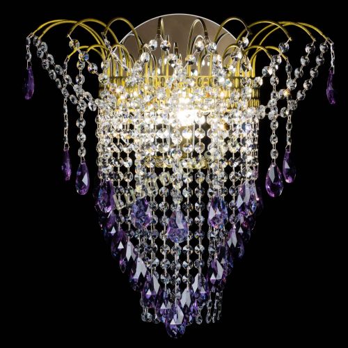 Бра Агата №4 под бронзу Фиолетовая в Магнитогорске Гусь Хрустальный