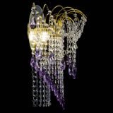 Бра Агата №4 под бронзу Фиолетовая в Магнитогорске