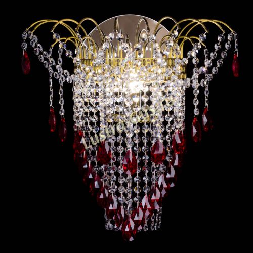 Бра Агата №4 под бронзу Красная в Магнитогорске Гусь Хрустальный