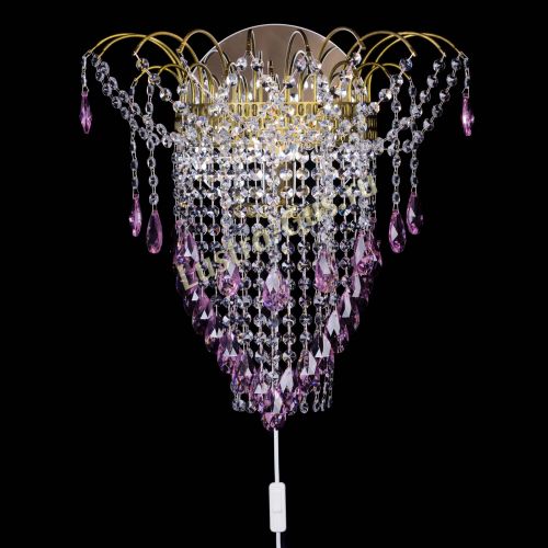 Бра Агата №4 под бронзу Розовая в Магнитогорске Гусь Хрустальный