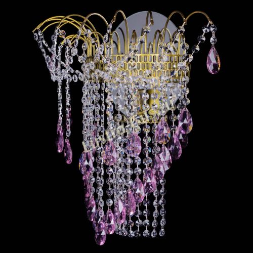 Бра Агата №4 под бронзу Розовая в Магнитогорске Гусь Хрустальный