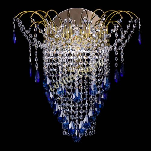 Бра Агата №4 под бронзу Синяя в Магнитогорске Гусь Хрустальный