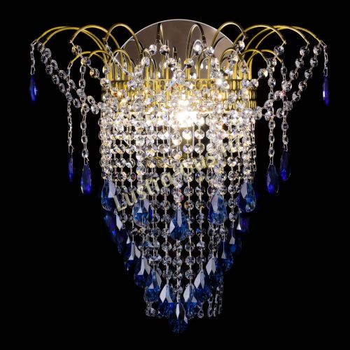 Бра Агата №4 под бронзу Синяя в Магнитогорске Гусь Хрустальный