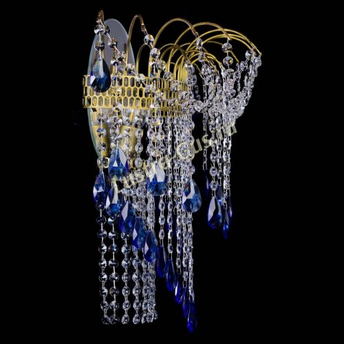 Бра Агата №4 под бронзу Синяя в Магнитогорске Гусь Хрустальный