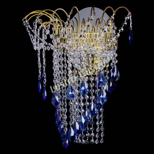 Бра Агата №4 под бронзу Синяя в Магнитогорске Гусь Хрустальный