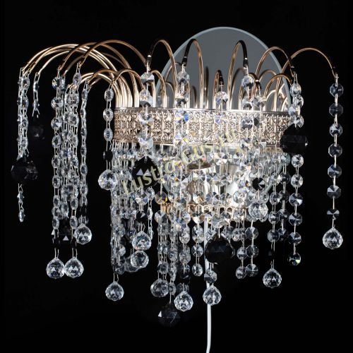 Бра Агата Венеция шар черная в Магнитогорске Гусь Хрустальный