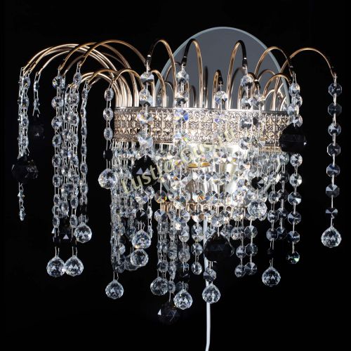 Бра Агата Венеция шар черная в Магнитогорске Гусь Хрустальный